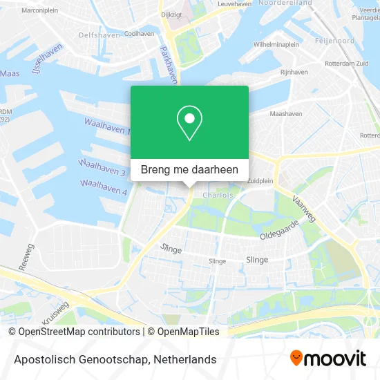 Apostolisch Genootschap kaart