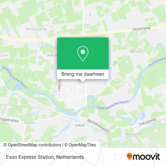 Esso Express Station kaart