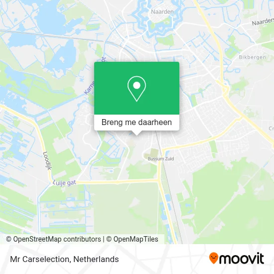 Mr Carselection kaart