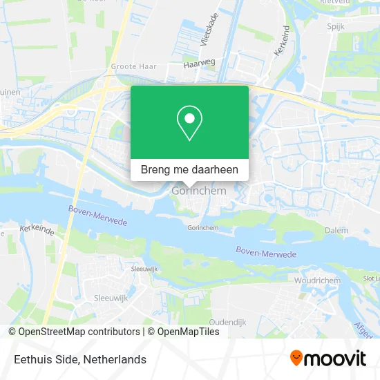 Eethuis Side kaart