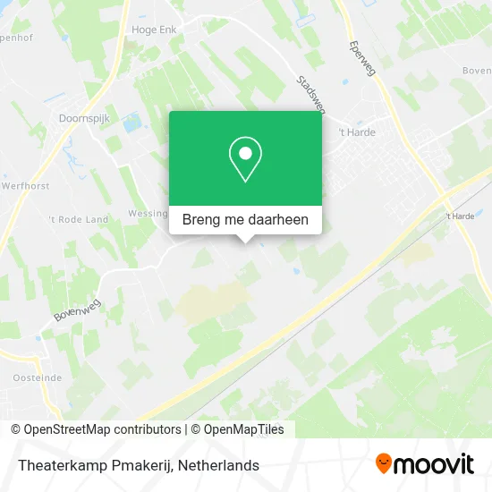 Theaterkamp Pmakerij kaart