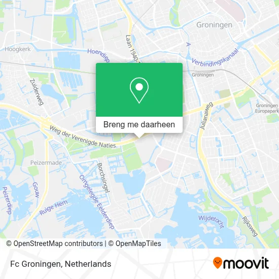 Fc Groningen kaart