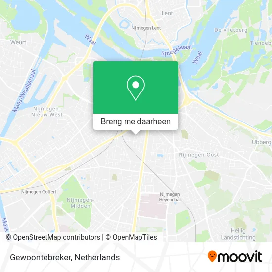 Gewoontebreker kaart