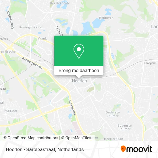 Heerlen - Saroleastraat kaart