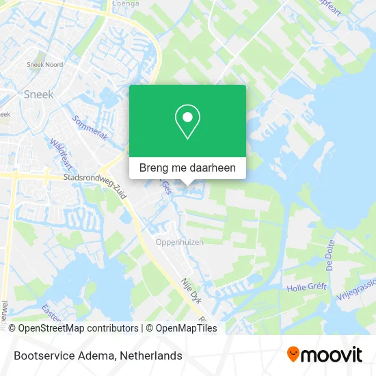 Bootservice Adema kaart