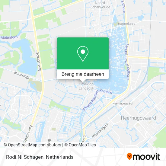 Rodi.Nl Schagen kaart
