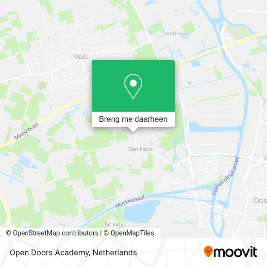Open Doors Academy kaart