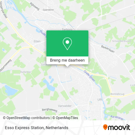 Esso Express Station kaart