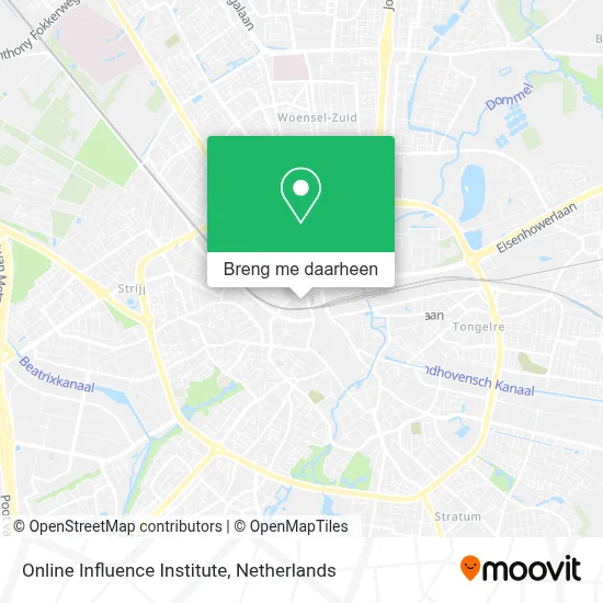 Online Influence Institute kaart