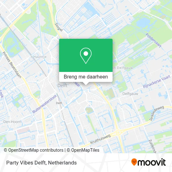 Party Vibes Delft kaart