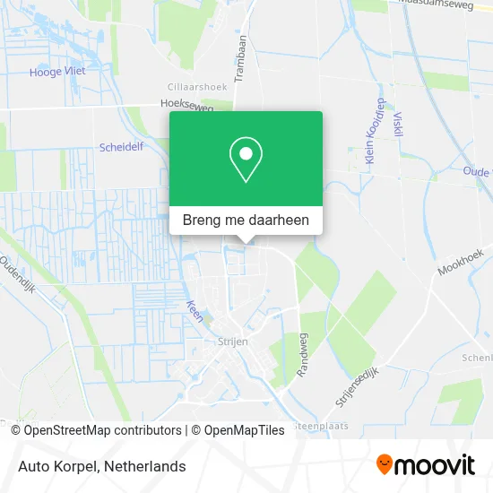 Auto Korpel kaart