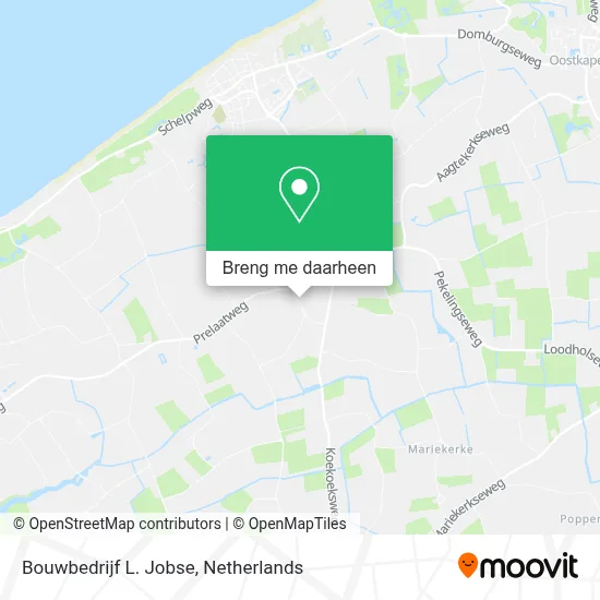 Bouwbedrijf L. Jobse kaart