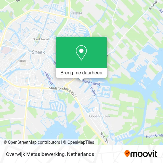 Overwijk Metaalbewerking kaart
