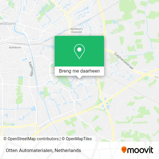 Otten Automaterialen kaart