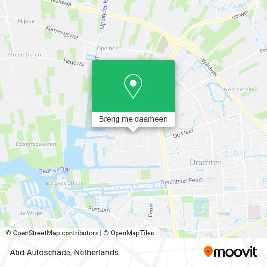 Abd Autoschade kaart