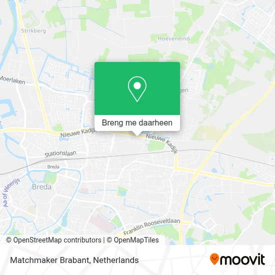 Matchmaker Brabant kaart