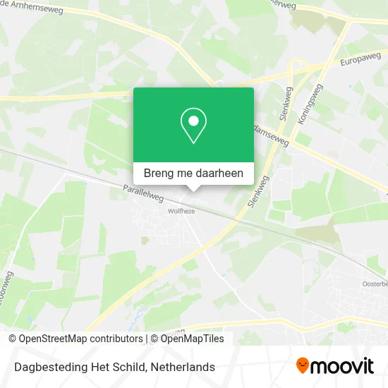 Dagbesteding Het Schild kaart