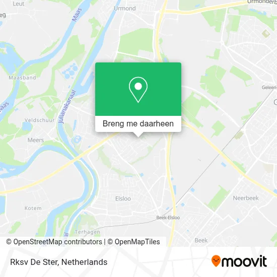 Rksv De Ster kaart
