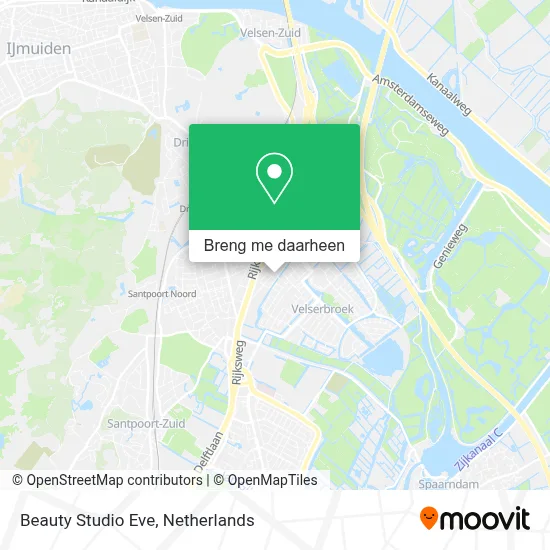 Beauty Studio Eve kaart