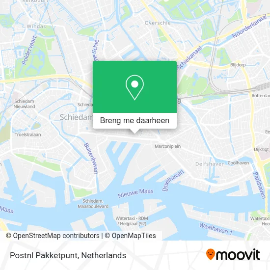 Postnl Pakketpunt kaart