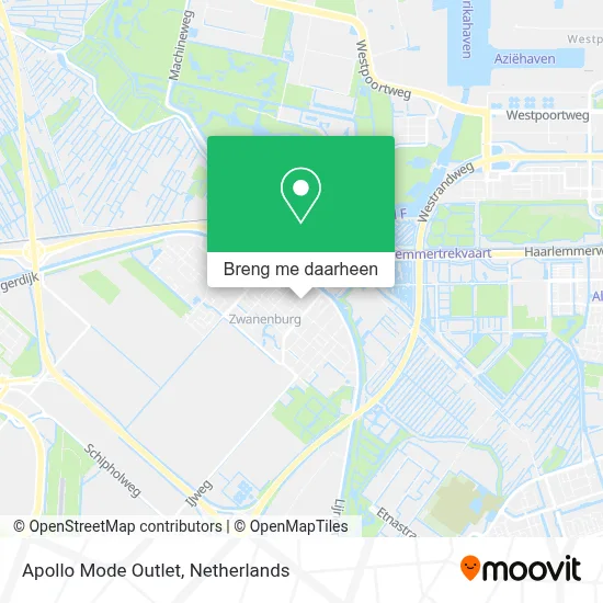 Apollo Mode Outlet kaart