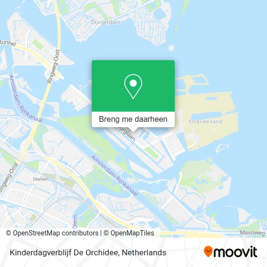 Kinderdagverblijf De Orchidee kaart