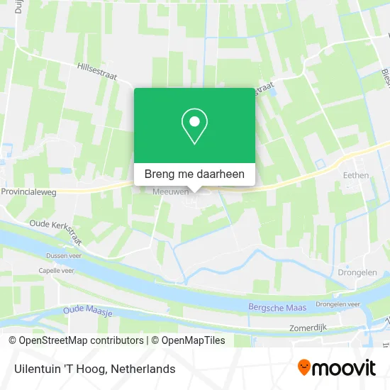 Uilentuin 'T Hoog kaart