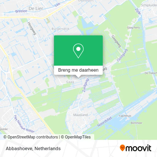 Abbashoeve kaart