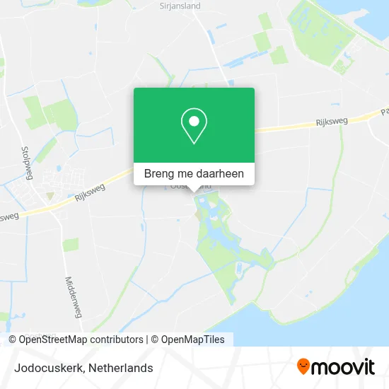 Jodocuskerk kaart
