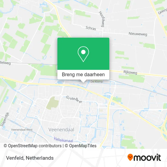 Venfeld kaart