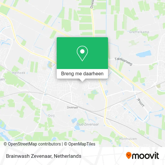Brainwash Zevenaar kaart