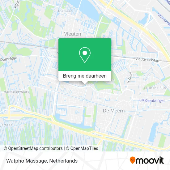 Watpho Massage kaart