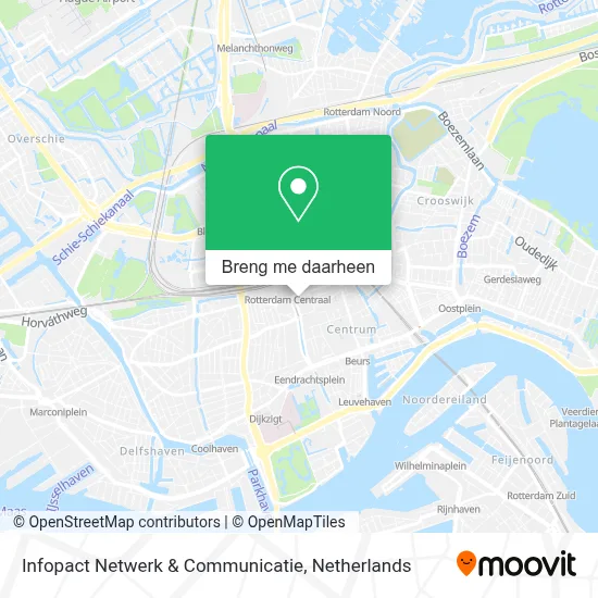 Infopact Netwerk & Communicatie kaart