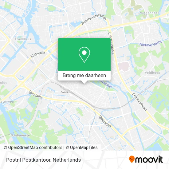 Postnl Postkantoor kaart