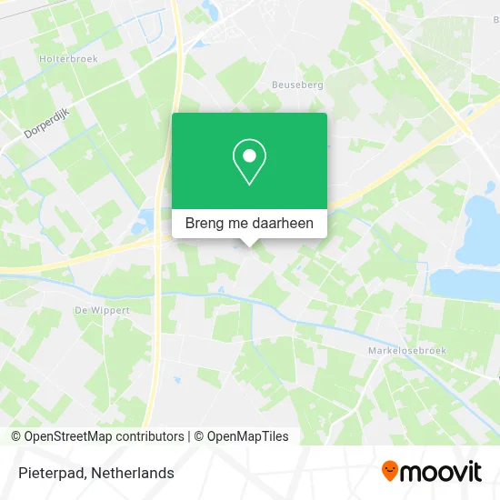 Pieterpad kaart
