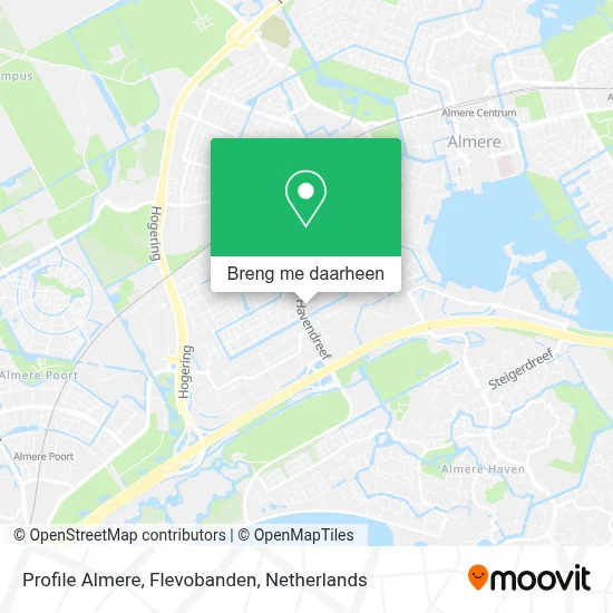 Profile Almere, Flevobanden kaart