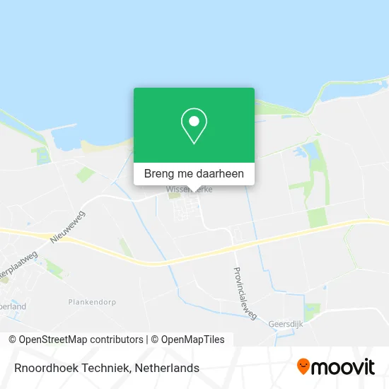 Rnoordhoek Techniek kaart