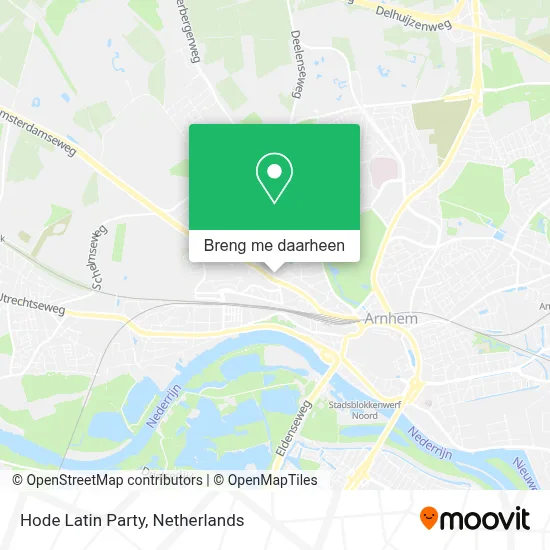 Hode Latin Party kaart