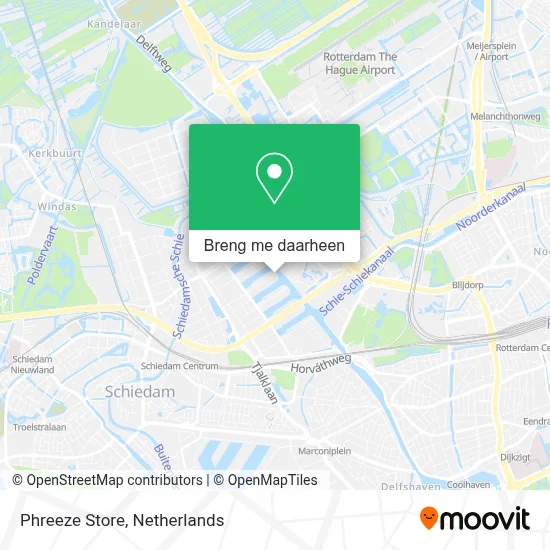 Phreeze Store kaart