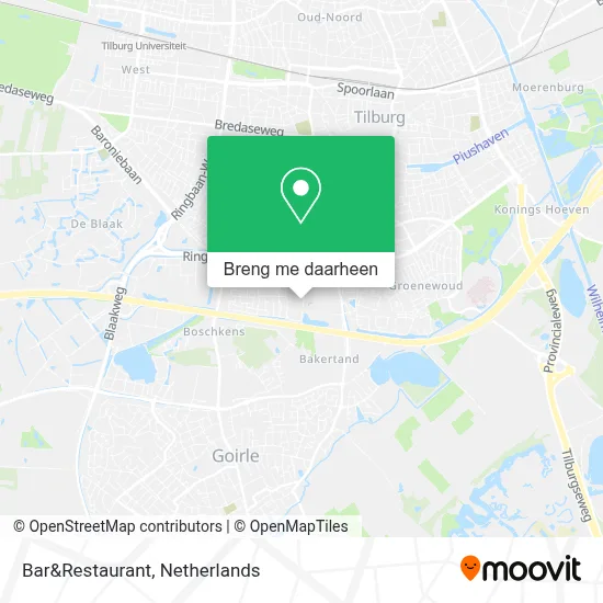 Bar&Restaurant kaart