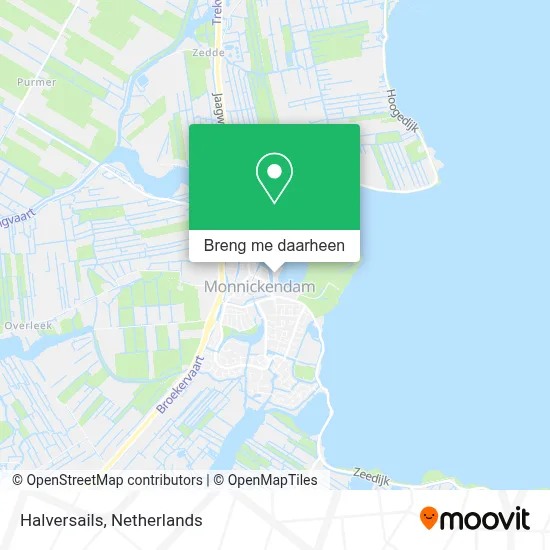 Halversails kaart