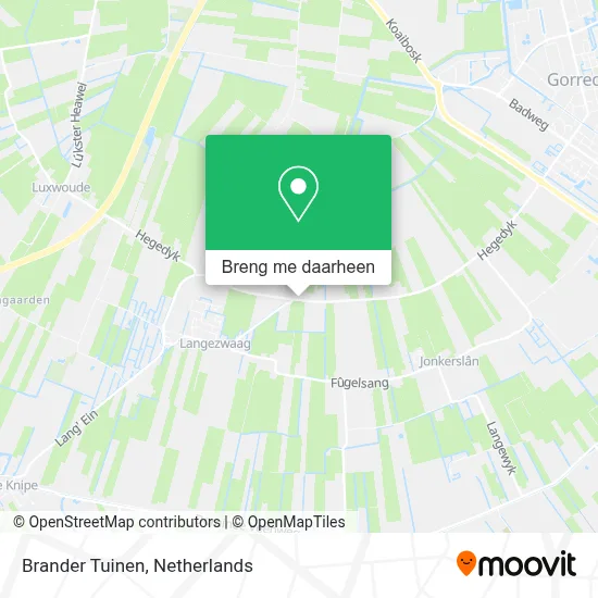 Brander Tuinen kaart