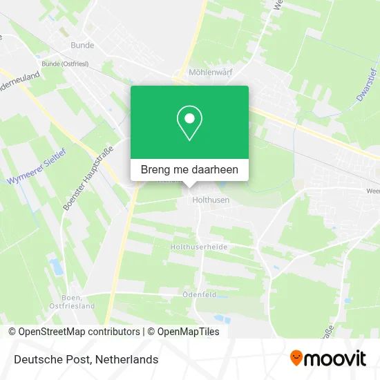 Deutsche Post kaart