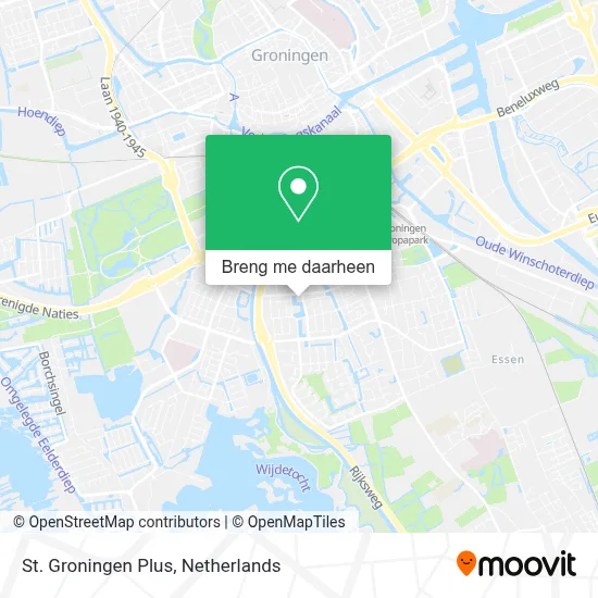 St. Groningen Plus kaart