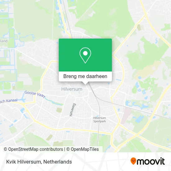 Kvik Hilversum kaart