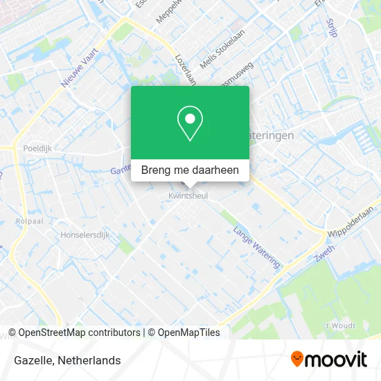 Gazelle kaart