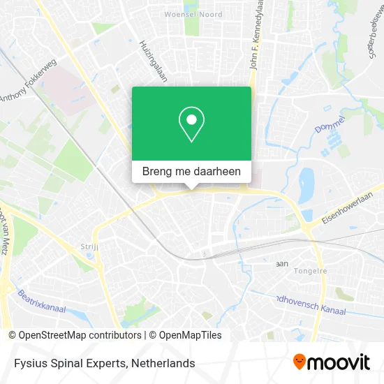 Fysius Spinal Experts kaart