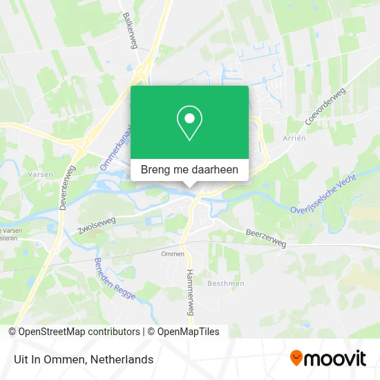 Uit In Ommen kaart