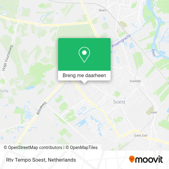 Rtv Tempo Soest kaart