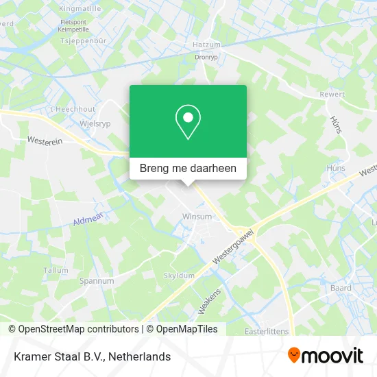 Kramer Staal B.V. kaart